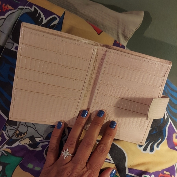 LIZ🔺️CLAIBORNE Vintage RARE 1984 P!NK Crossbody Shoulder-bag w/ L🔺️C Wallet - Picture 14 of 16